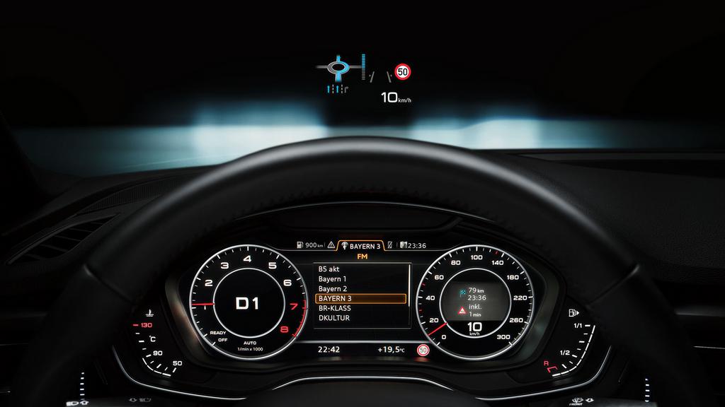 Audi HUD et VZE